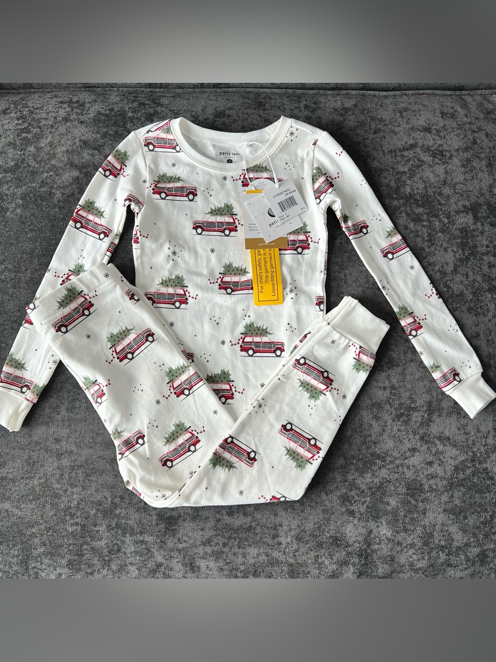 NWT Petite Lem Kids Holiday Pajamas Size 5